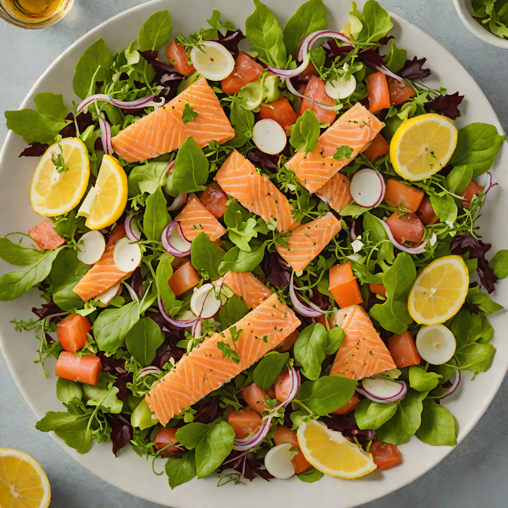 Parkersburg-Style Smoked Trout Salad with Lemon Vinaigrette