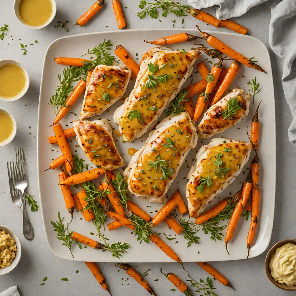 Sheet Pan Honey-Mustard Chicken with Roasted Carrots