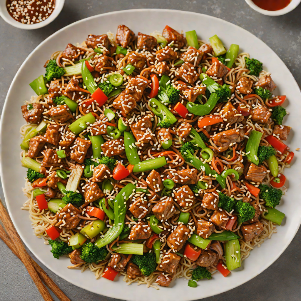 Spicy Korean-Inspired Pork Stir-Fry with Sesame and Scallions