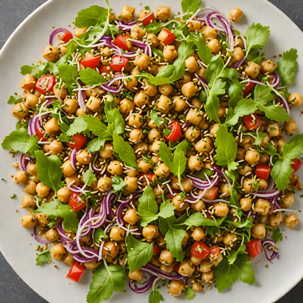 Lebanese-Inspired Chickpea and Za'atar Salad