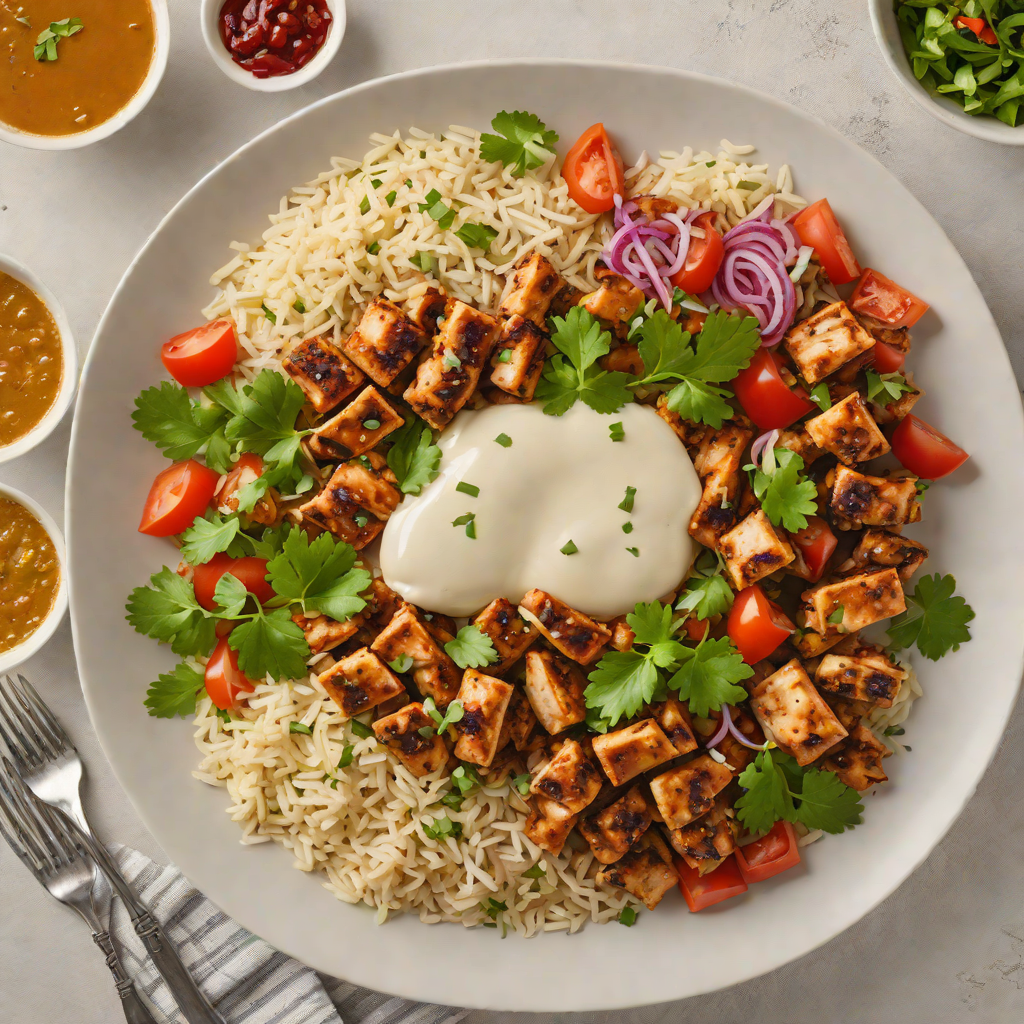 Lebanese-Inspired Chicken Shawarma Bowl with Garlic Sauce