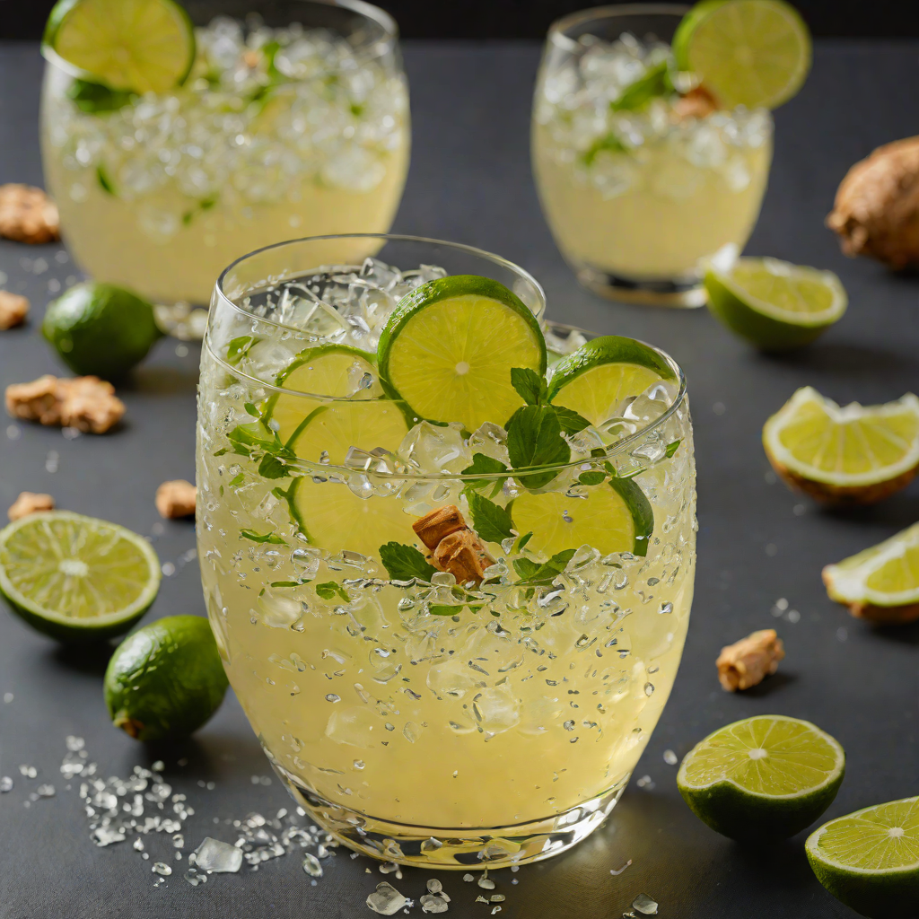 Sparkling Ginger-Lime Popular Punch