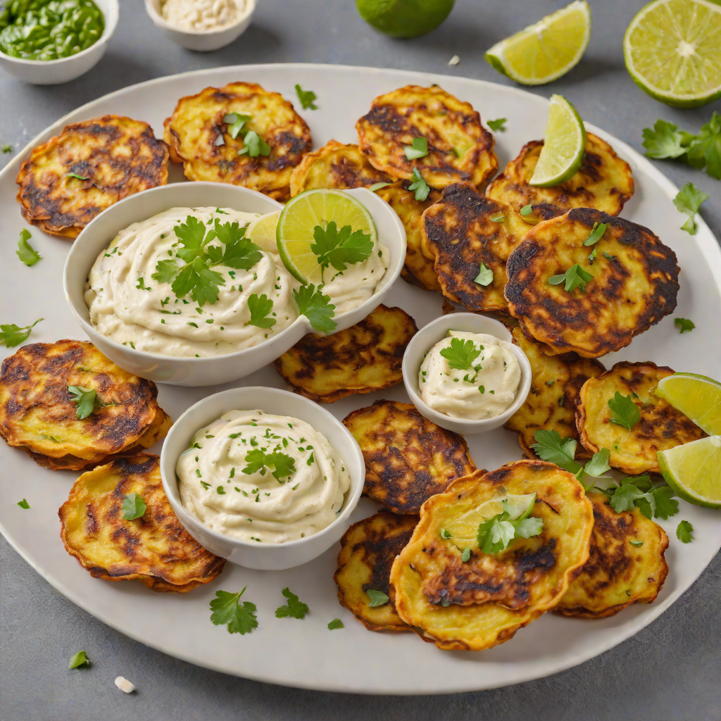 Crisp Pan-Fried Plantain Tostones with Garlic-Lime Dip