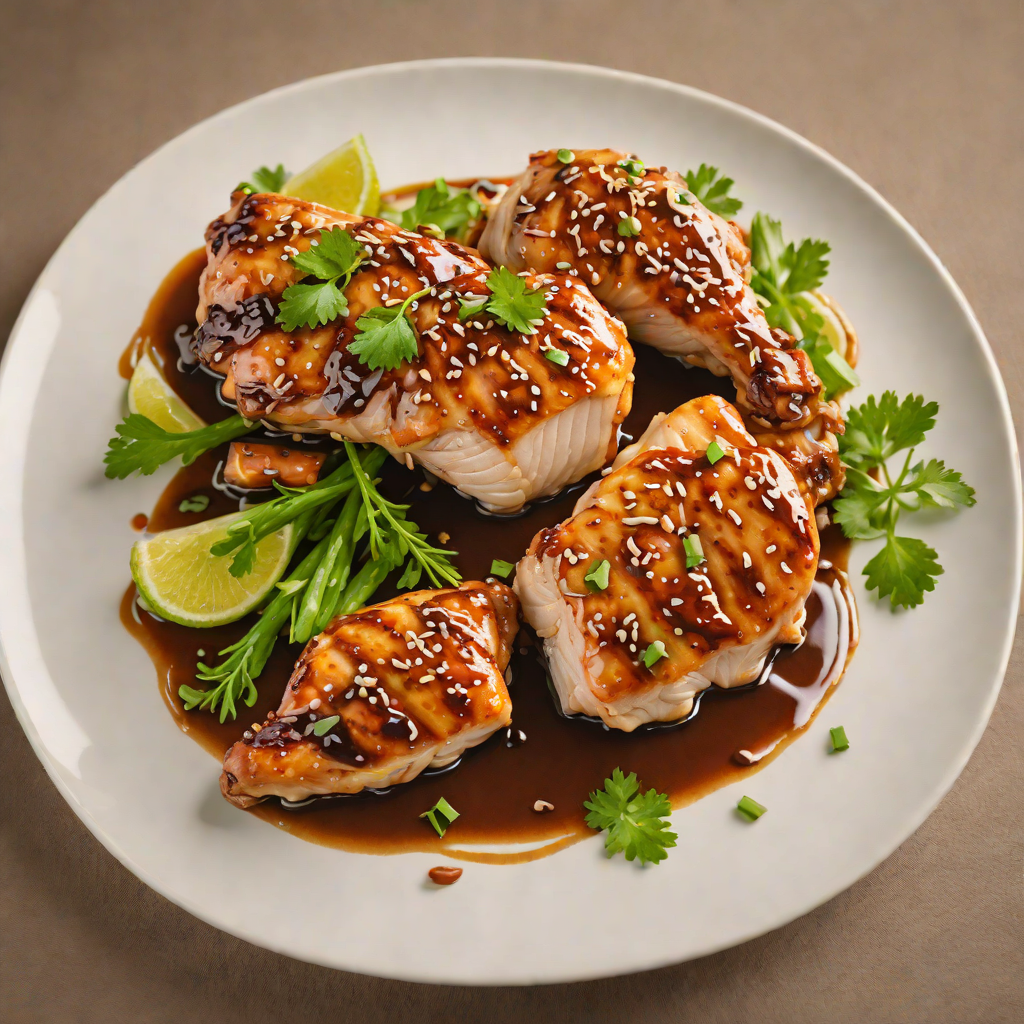 Pan-Seared Chicken with Ginger-Garlic Soy Glaze