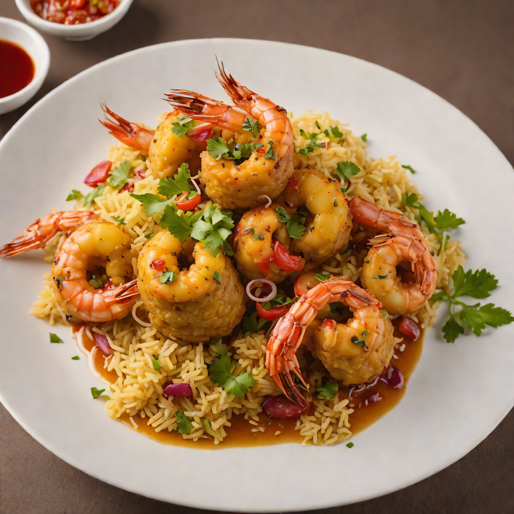 Dominican Mofongo with Garlic Shrimp