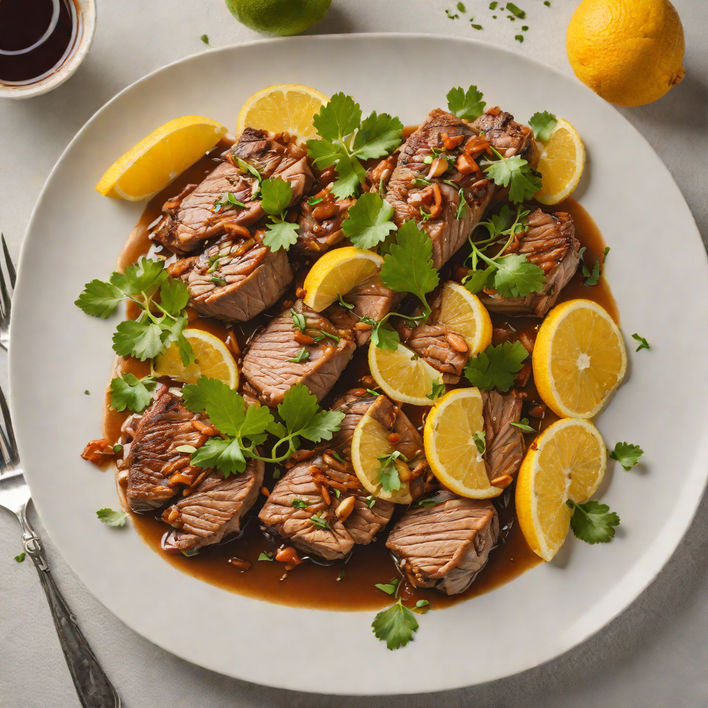 Dominican-Style Slow Braised Pork with Citrus and Garlic
