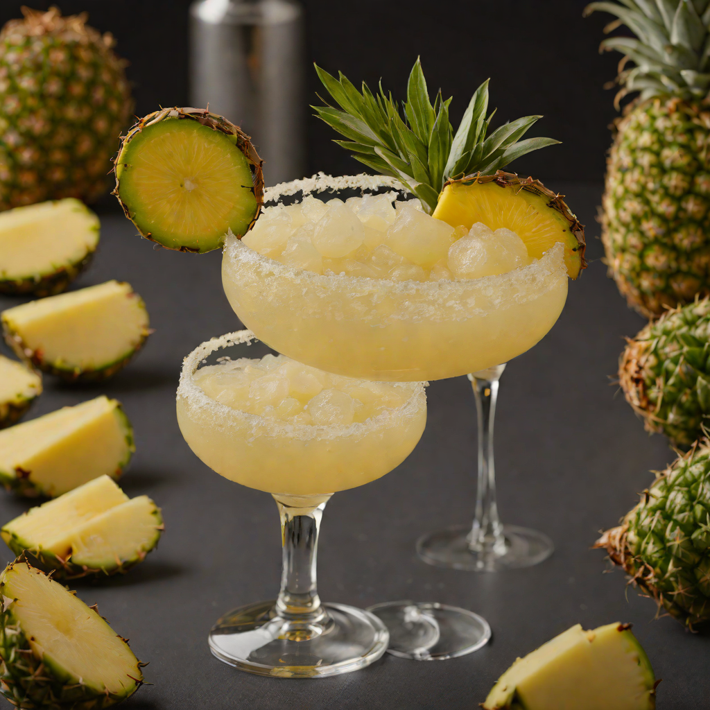 Frozen Pineapple Mezcal Margarita