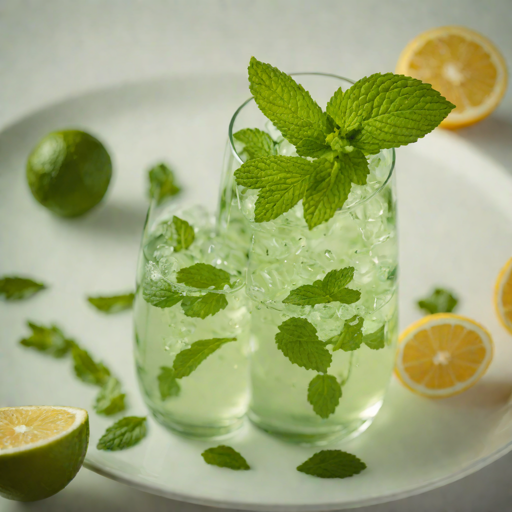 Muddled Mint and Citrus Sparkler