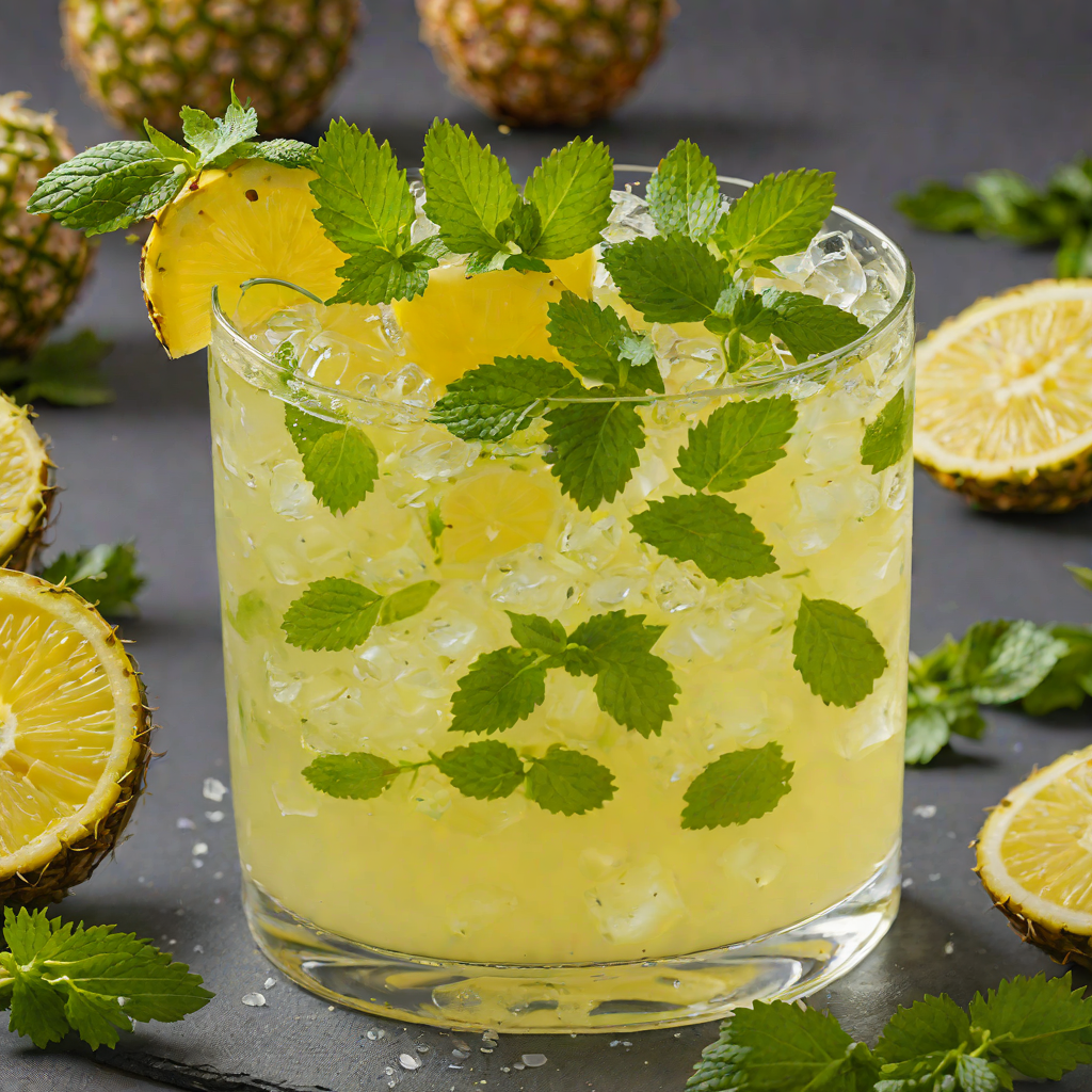 Minted Pineapple Mojito Smash