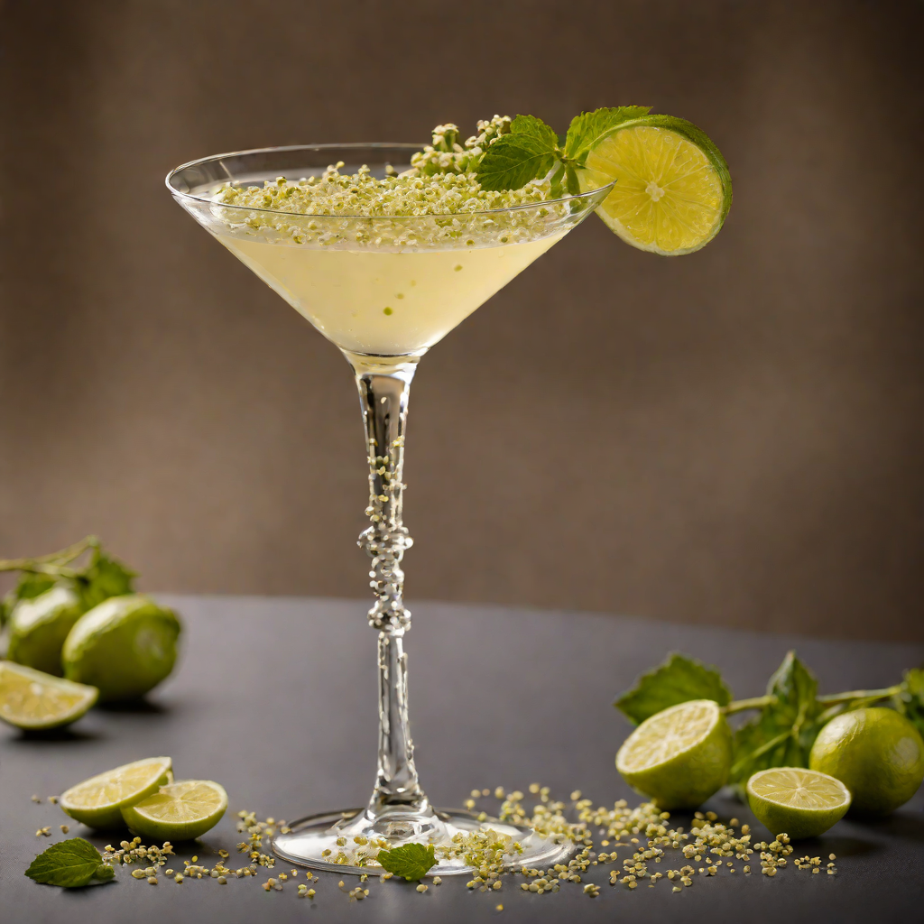 Stage Lights Elderflower Martini