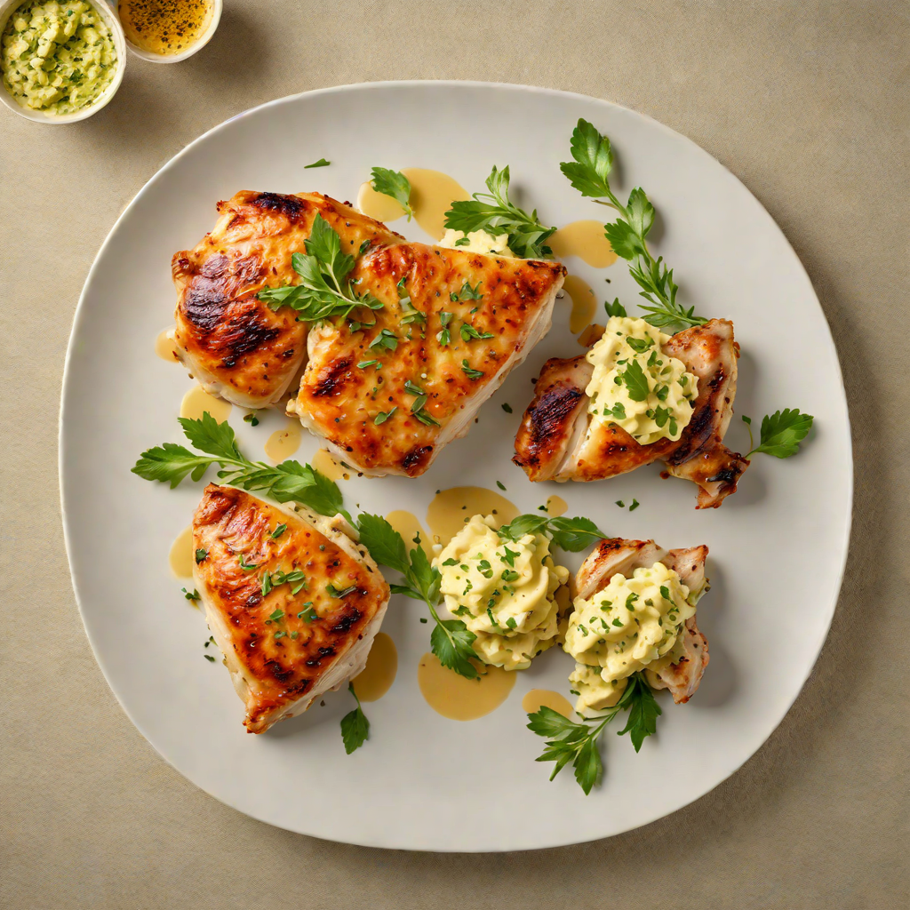 Grass-Course Inspired Pan-Seared Chicken with Herb Butter