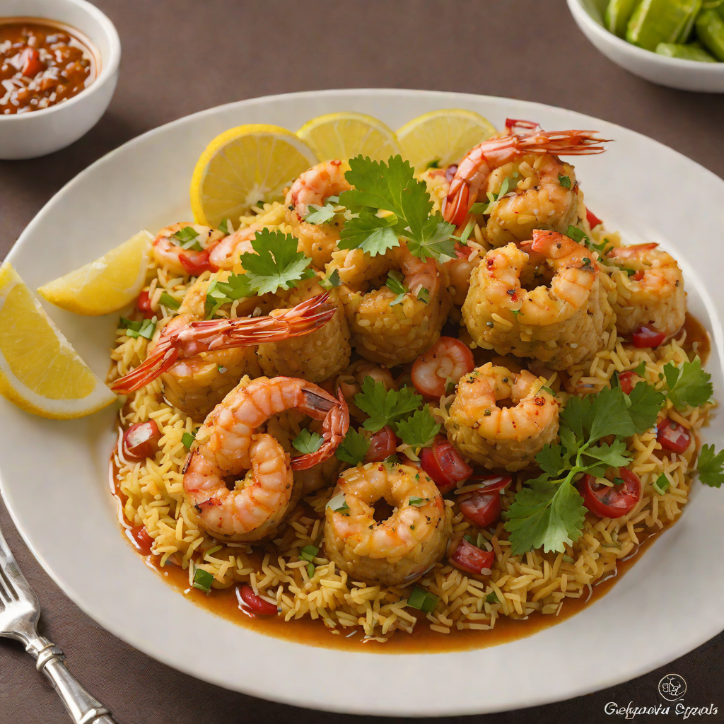 Dominican-Style Mofongo with Garlic Shrimp