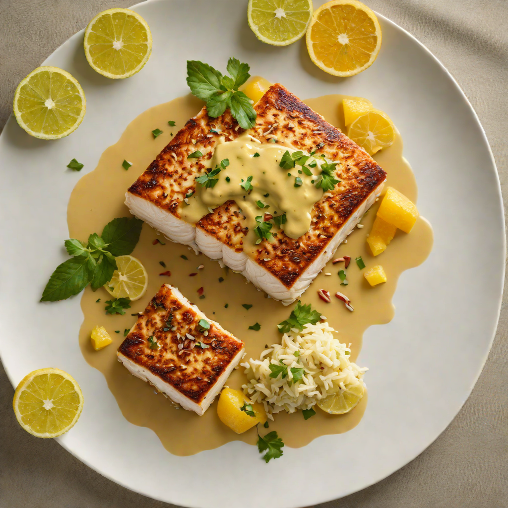 Baked Caribbean Mahi-Mahi with Citrus Mojo Sauce