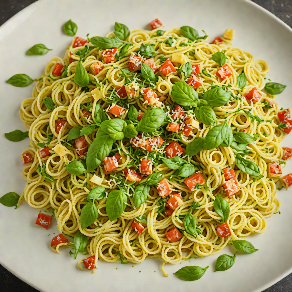 Grass Greens and Sand Bunker Pesto Pasta