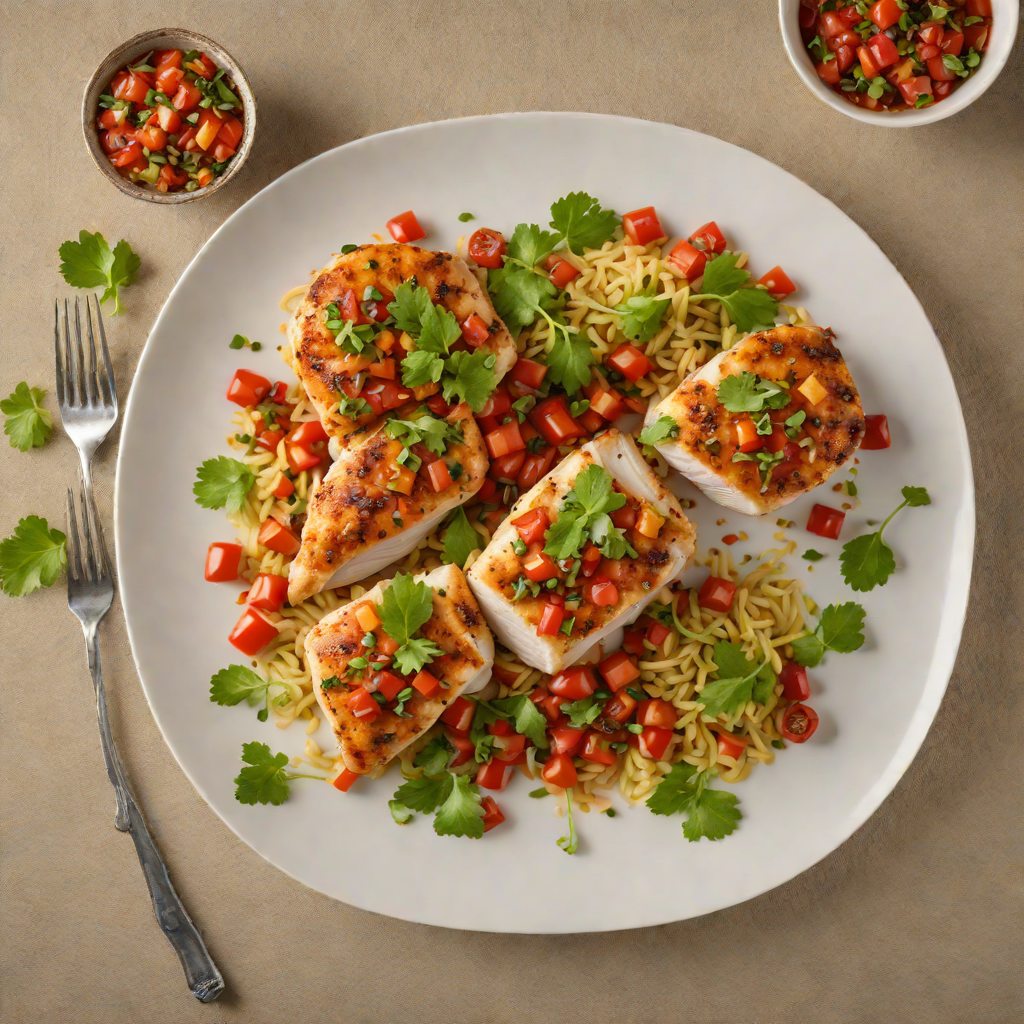 Pan-Seared Chicken with Spiced Santa Clara Valley Salsa