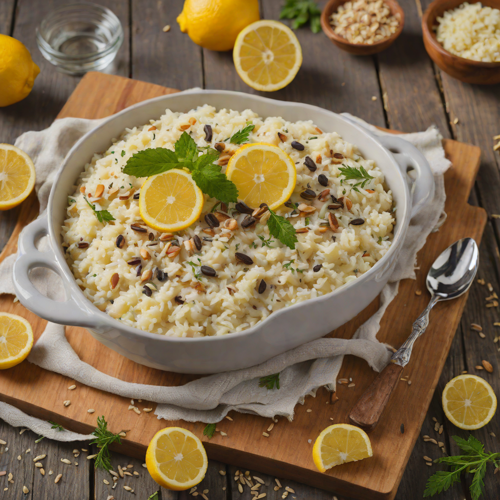 Stovetop Lemon Poppy Seed Rice Pudding