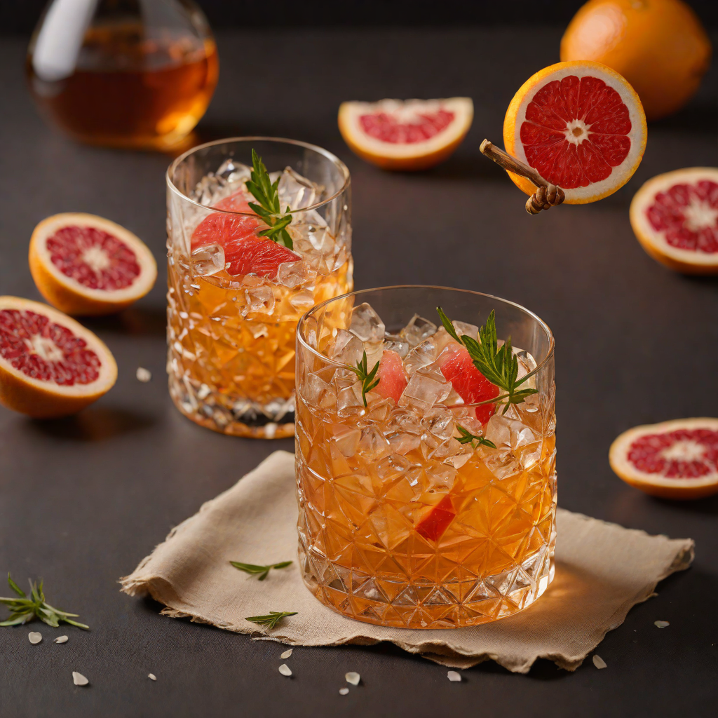 Honey Grapefruit Rye Old Fashioned