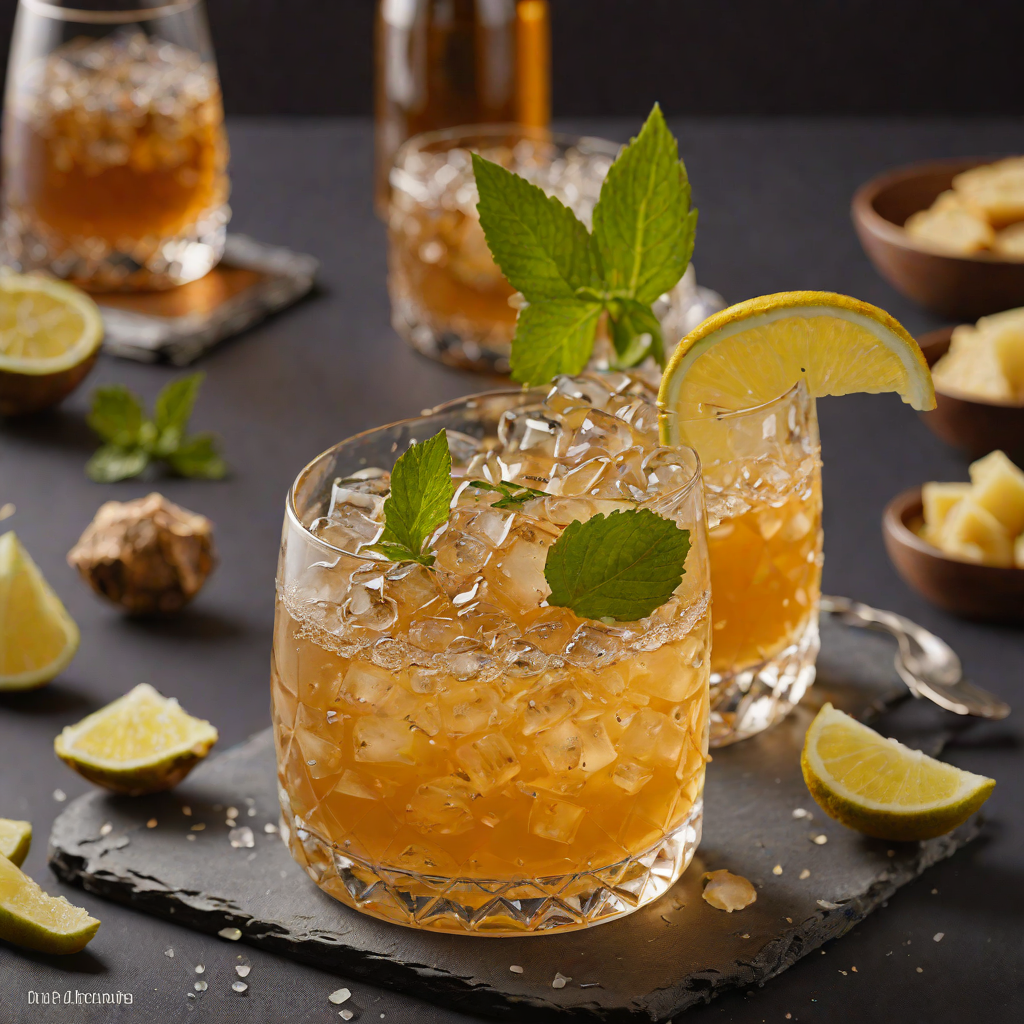 Honey-Ginger Sparkling Mule