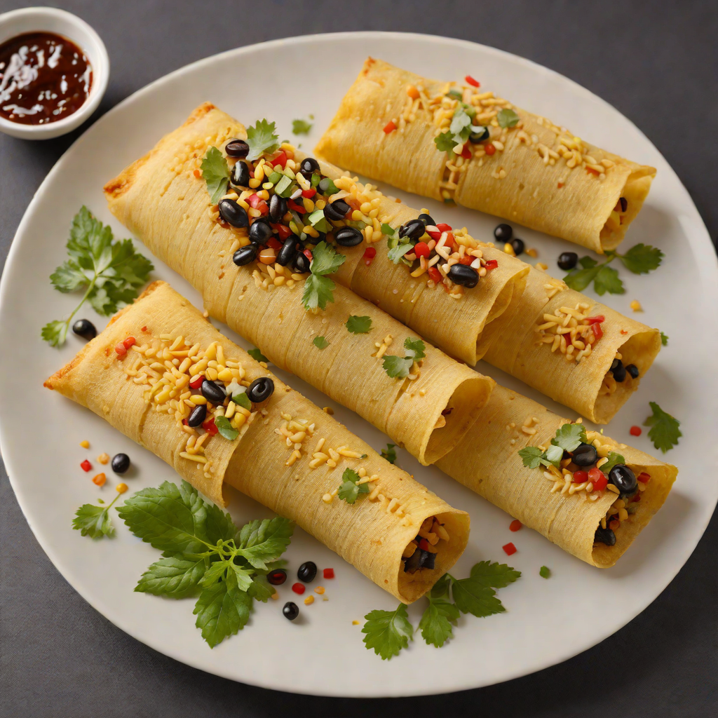 Pan-Fried Corn Masa Tamales with Black Bean and Oaxacan Cheese Filling
