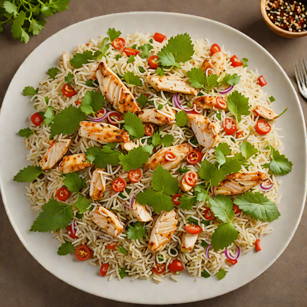 Warm Vietnamese Chicken and Herb Rice Salad