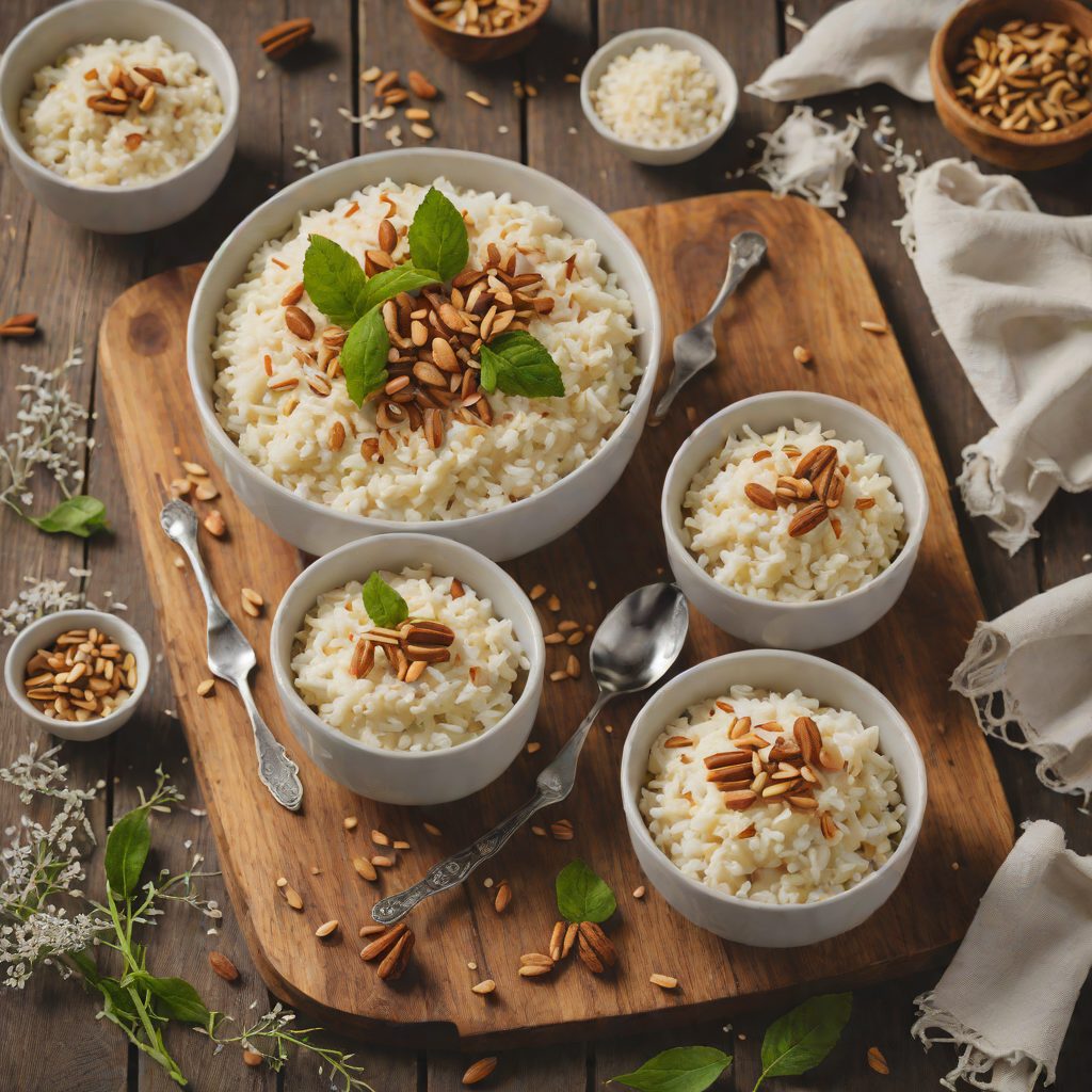 Arendelle-Inspired Snowy Coconut Rice Pudding