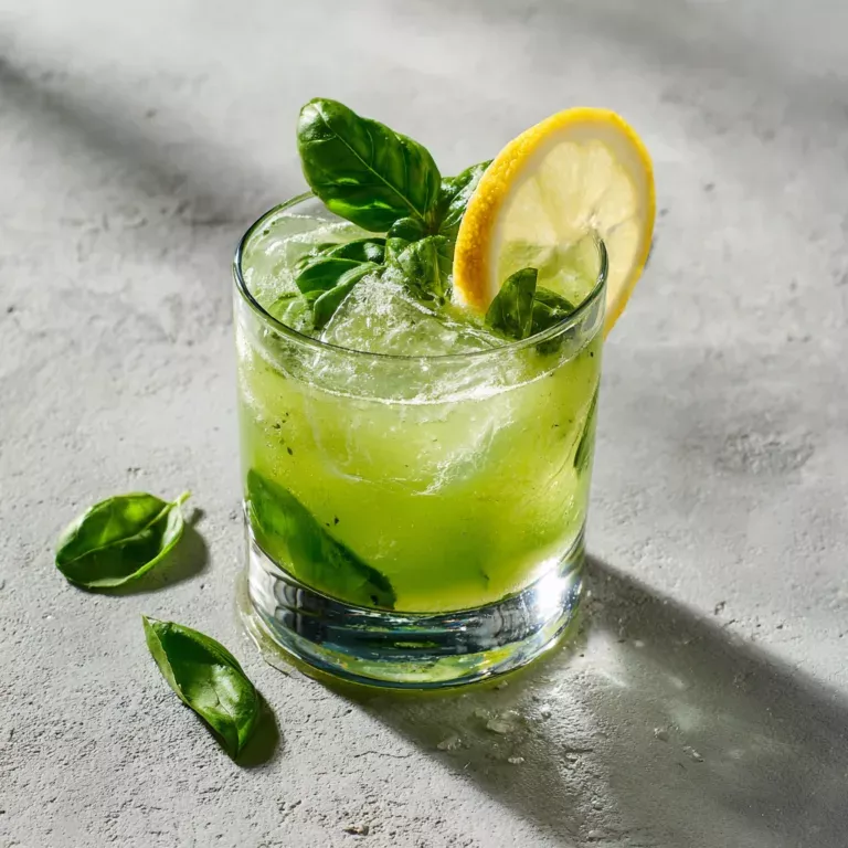 Bright Basil Gin Sour