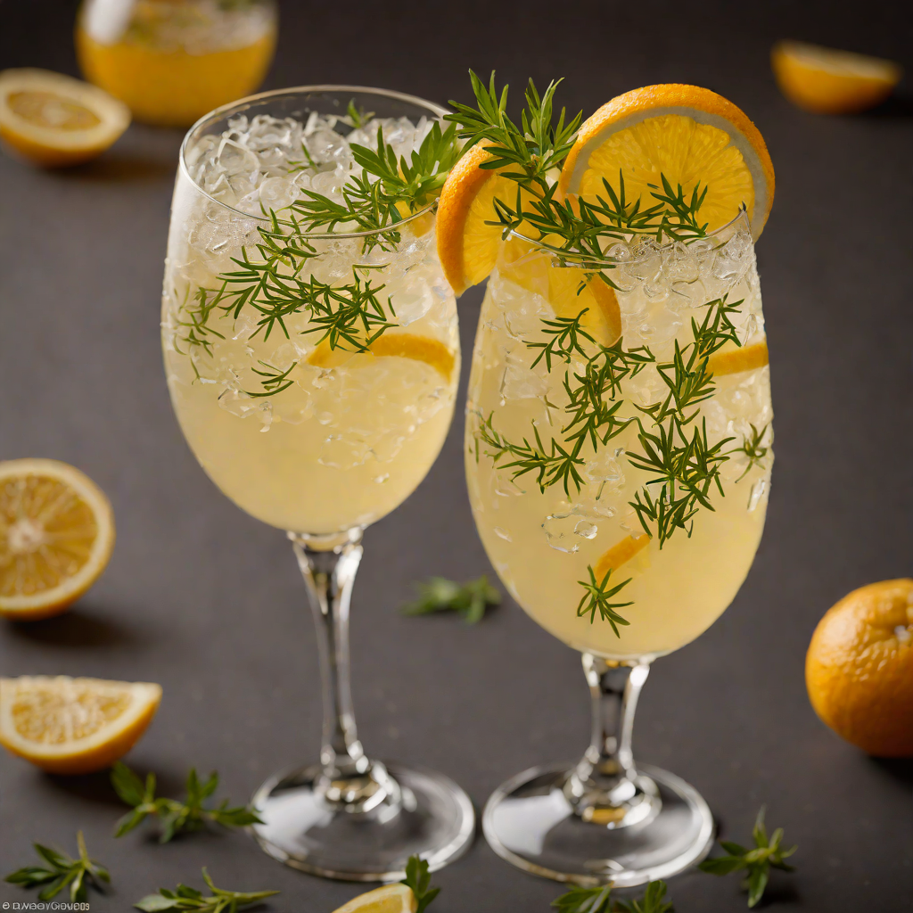Sparkling Thyme Citrus Fizz