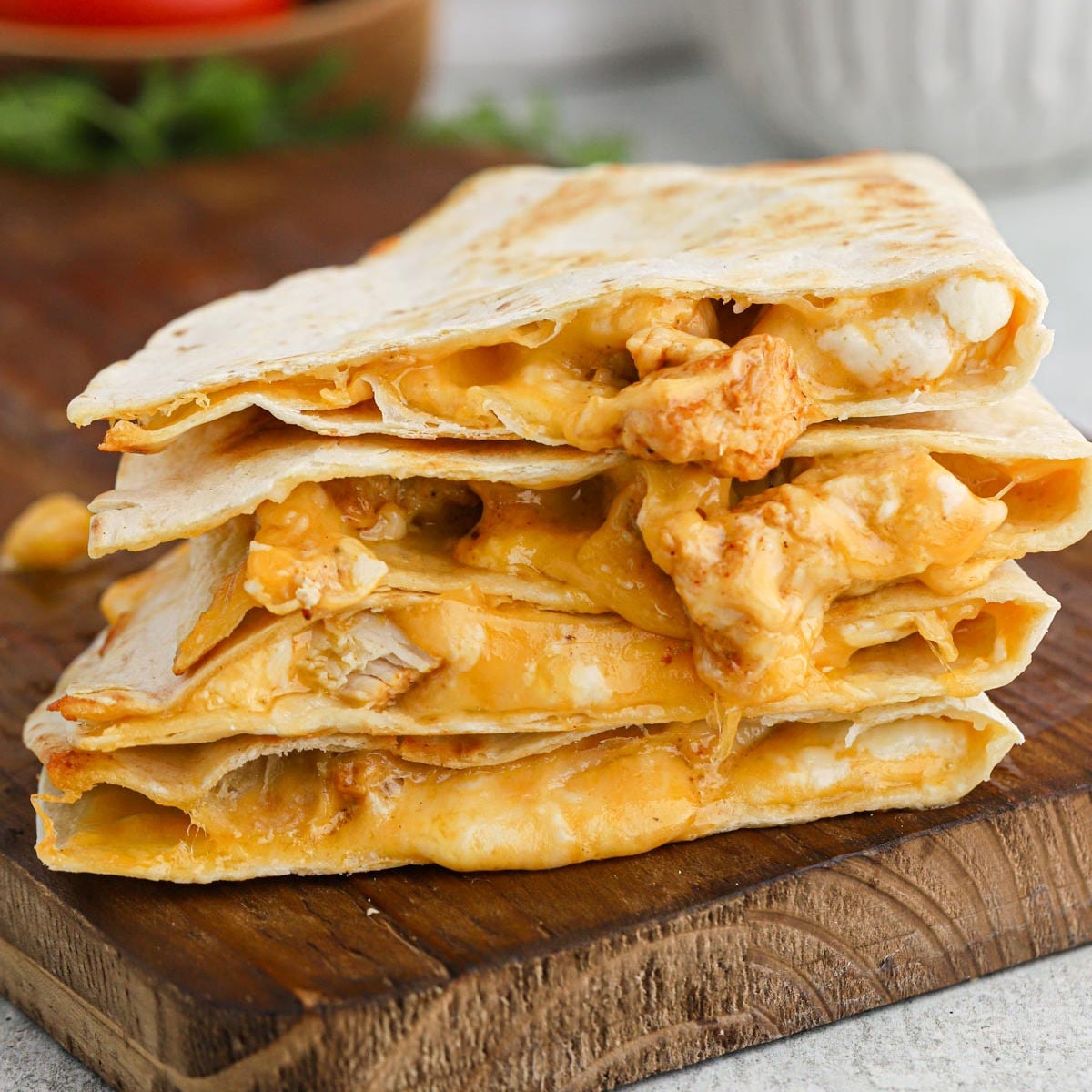 Kid-Friendly Chicken and Cheese Quesadilla