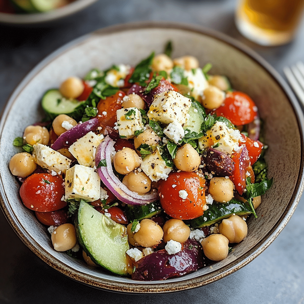 Hidden Garden Mediterranean Chickpea Salad