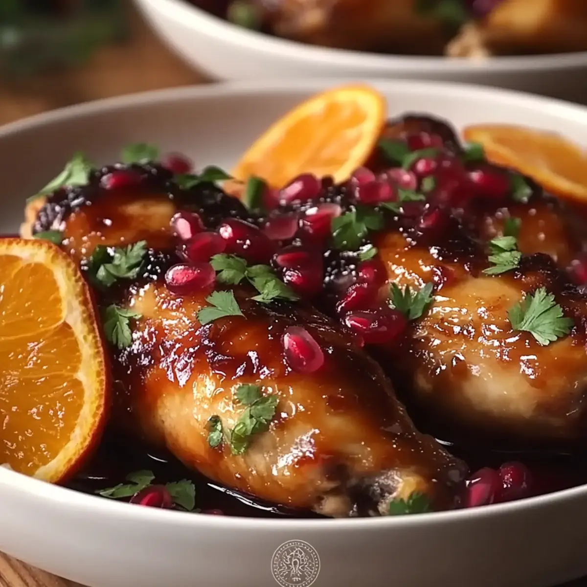 Sautéed Chicken with Tangy Citrus-Pomegranate Glaze