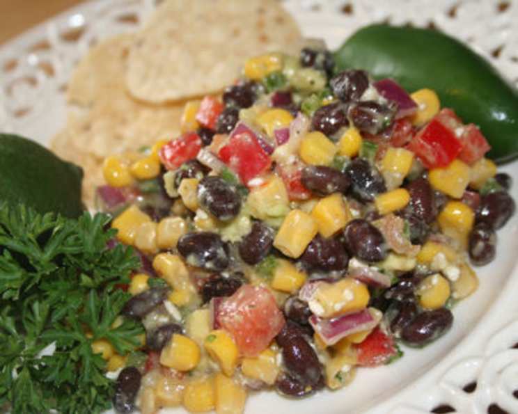 Spicy Tex-Mex Black Bean and Corn Salad