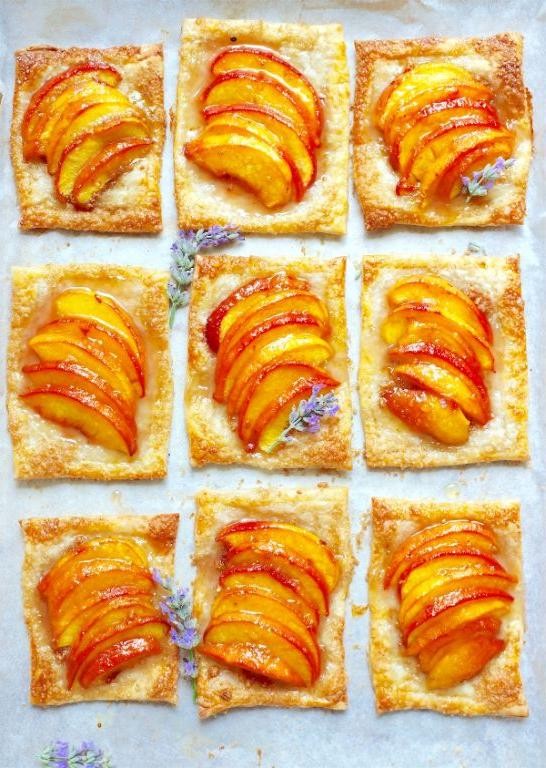 Quick Peach and Mascarpone Phyllo Cups