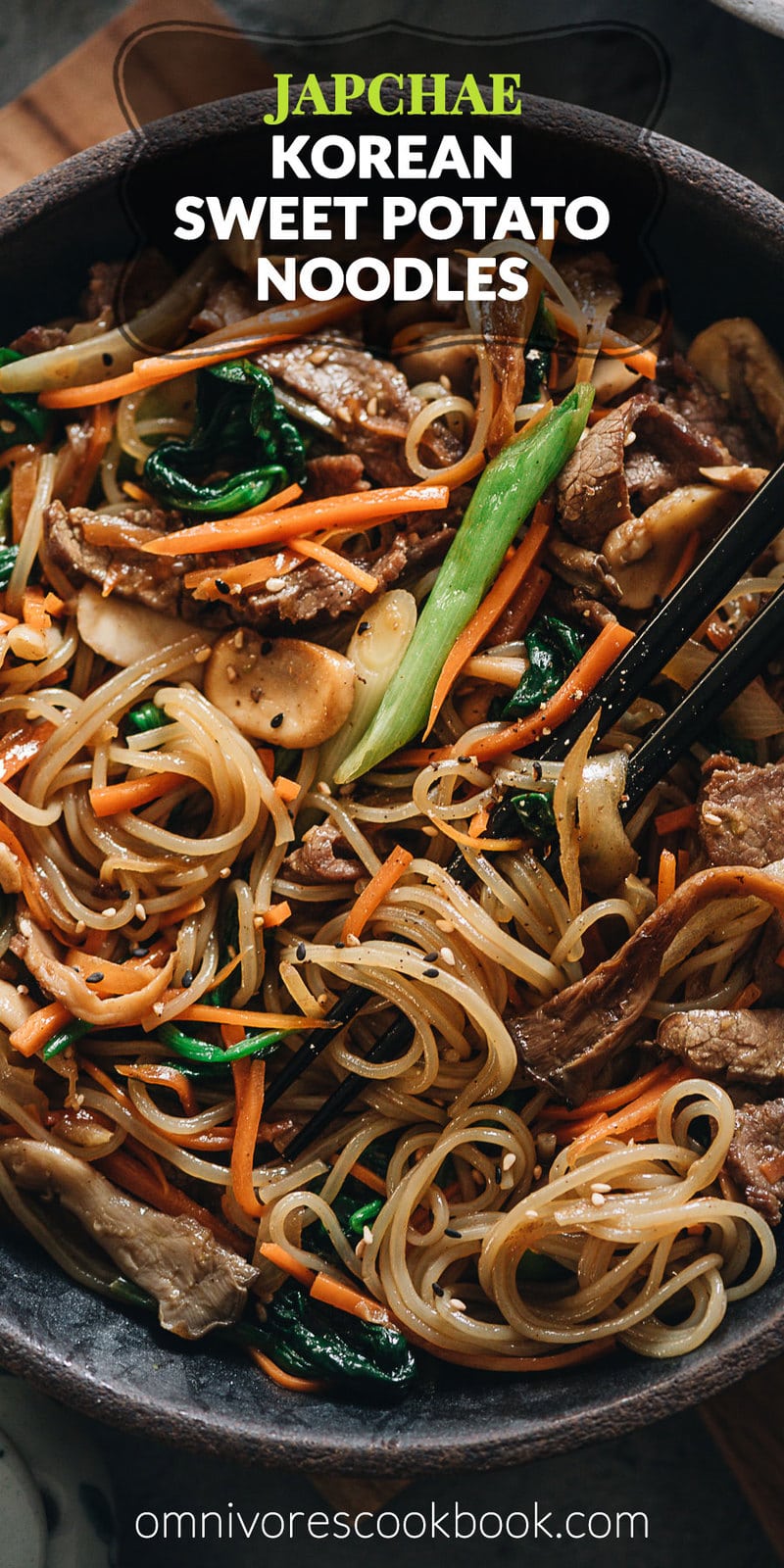 One-Pot Korean Beef and Sweet Potato Noodles