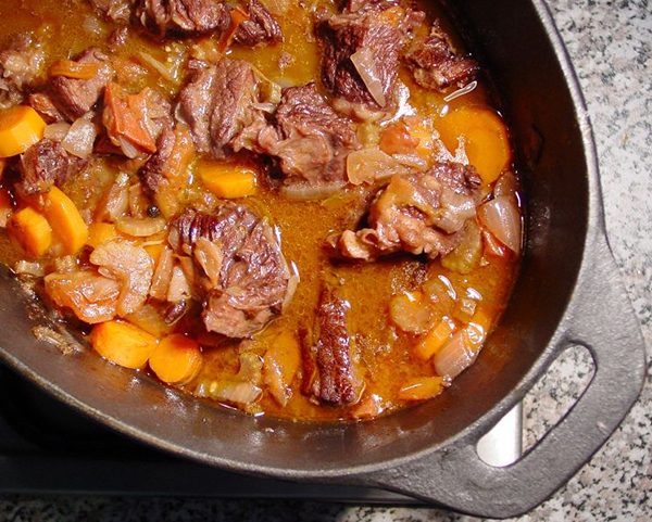 Sauerbraten-Style Beef Stew with Red Wine