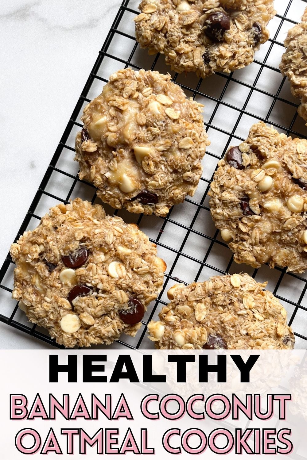 Oven-Roasted Banana and Coconut Oatmeal Cookies
