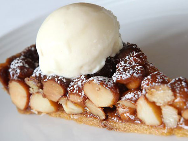 Macadamia Nut and Davidson’s Plum Tart with Bush Honey Glaze