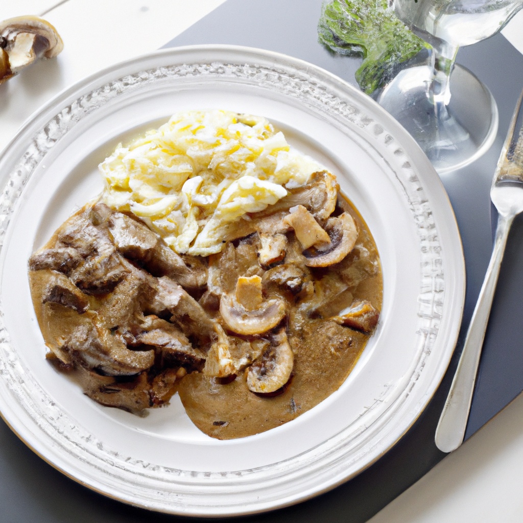 Alaskan Moose Stroganoff