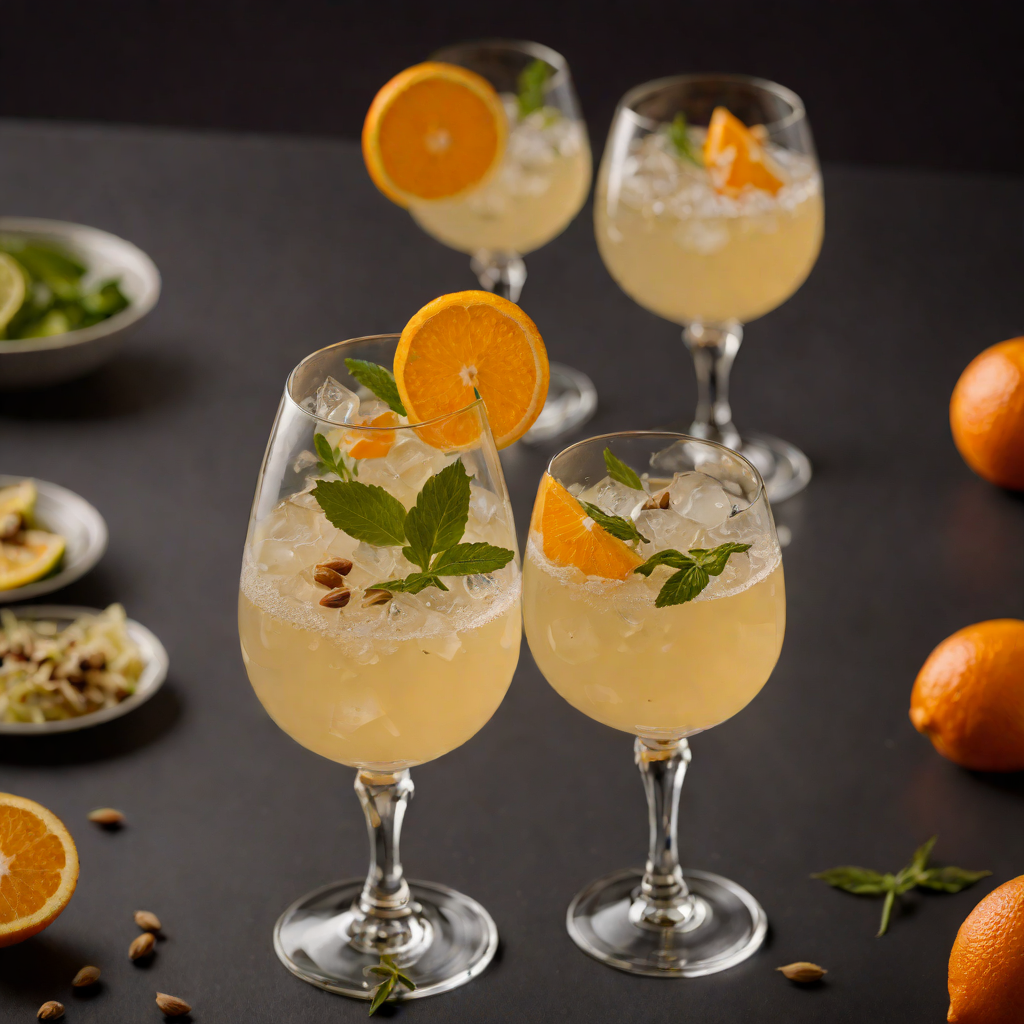 Cardamom-Orange Vodka Fizz