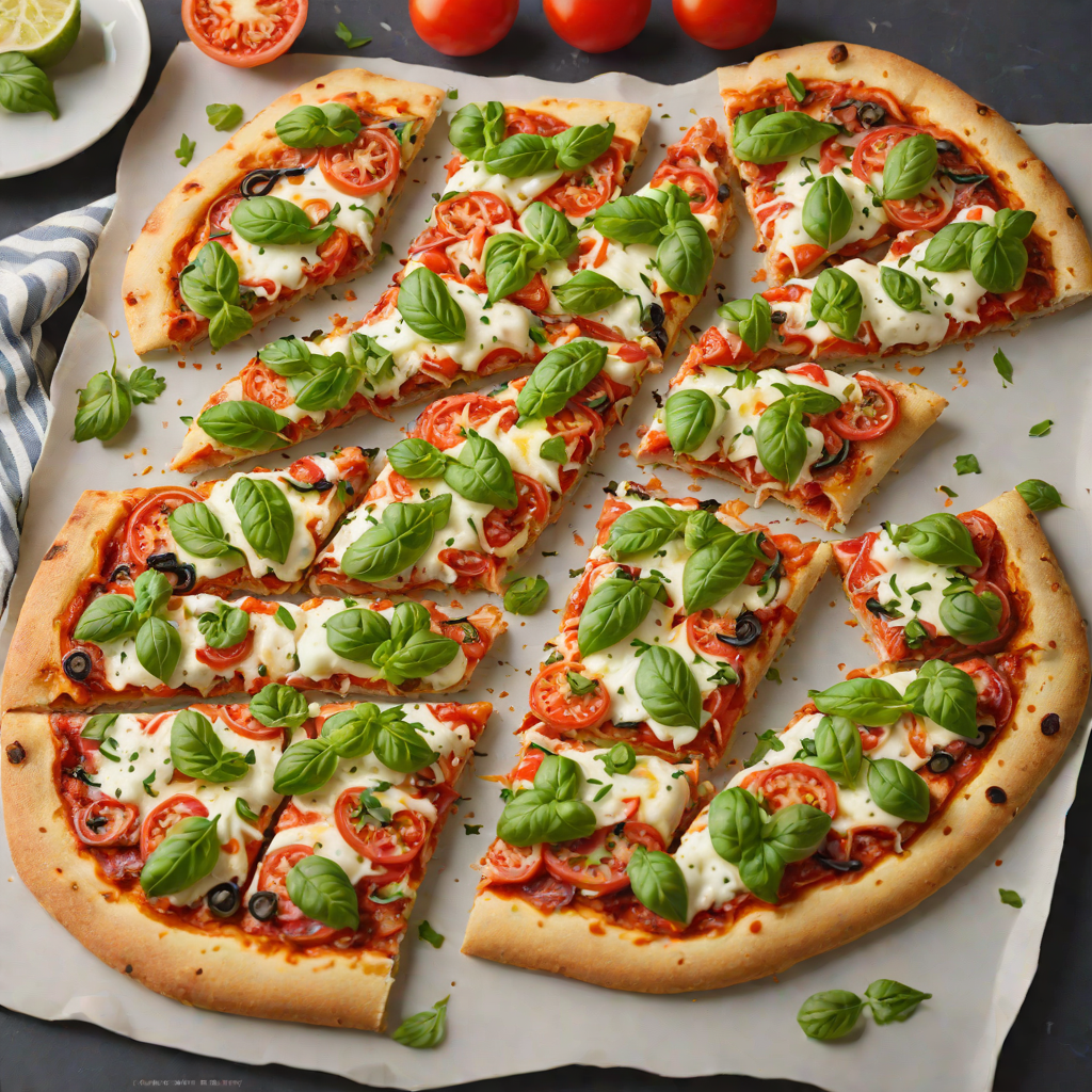 Sheet Pan Margherita Flatbread Pizza