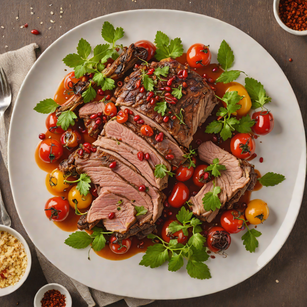 Slow-Roasted Lamb Shoulder with Bush Tomato and Pepperberry Rub