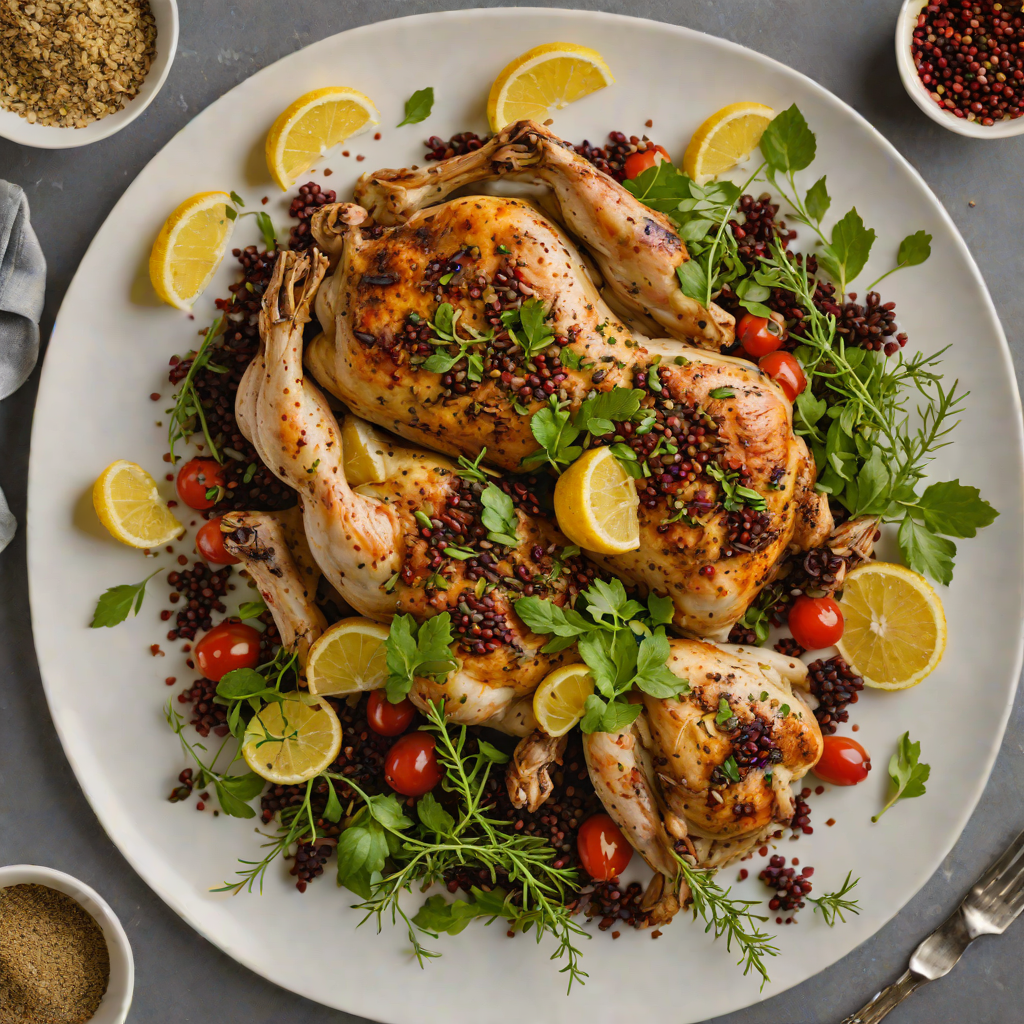 Za'atar Roasted Chicken with Sumac and Lemon