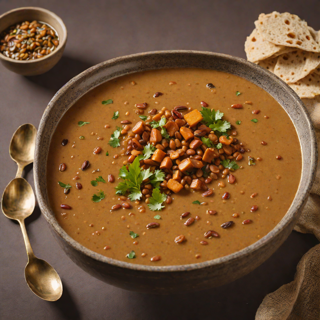 Punjabi-Style Spiced Lentil Soup with Tamarind