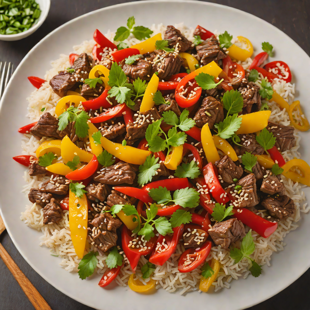 Spicy Beef Stir-Fry with Bell Peppers and Coconut Aminos