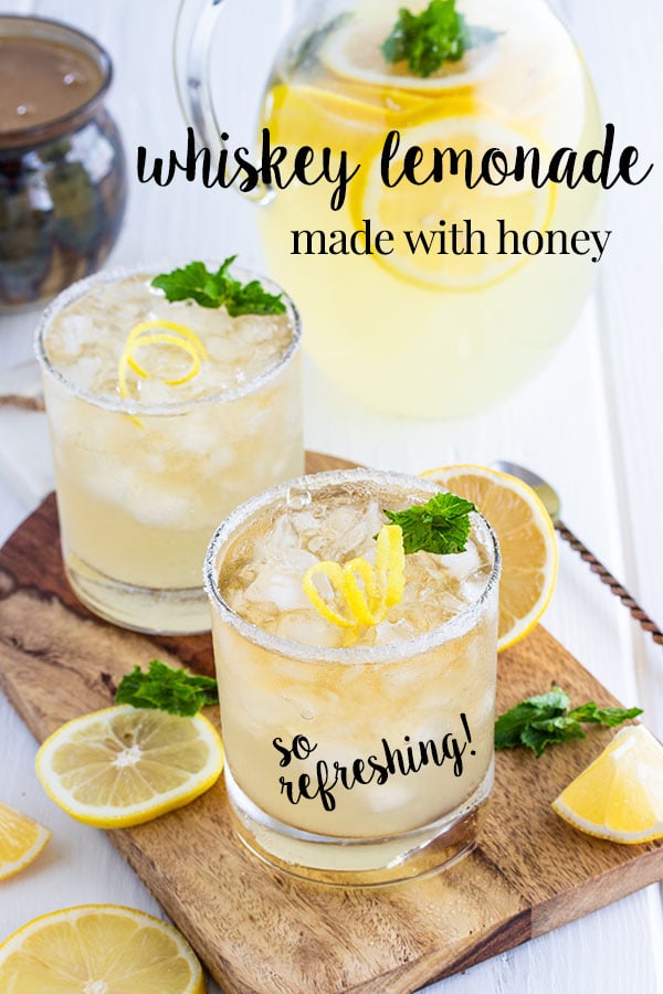 Honey-Whiskey Lemonade Punch