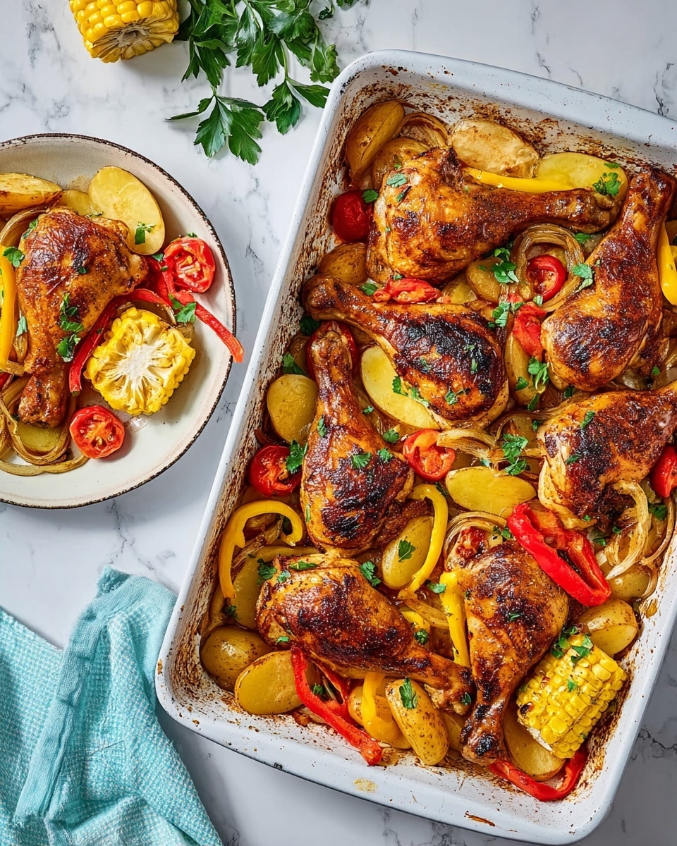 One-Pan Piri Piri Chicken with Roasted Vegetables