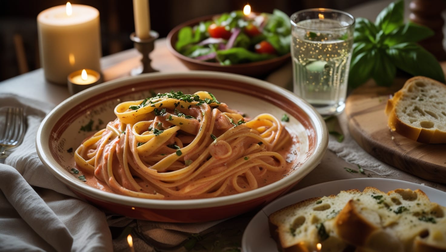5-Ingredient Creamy Tomato Pasta