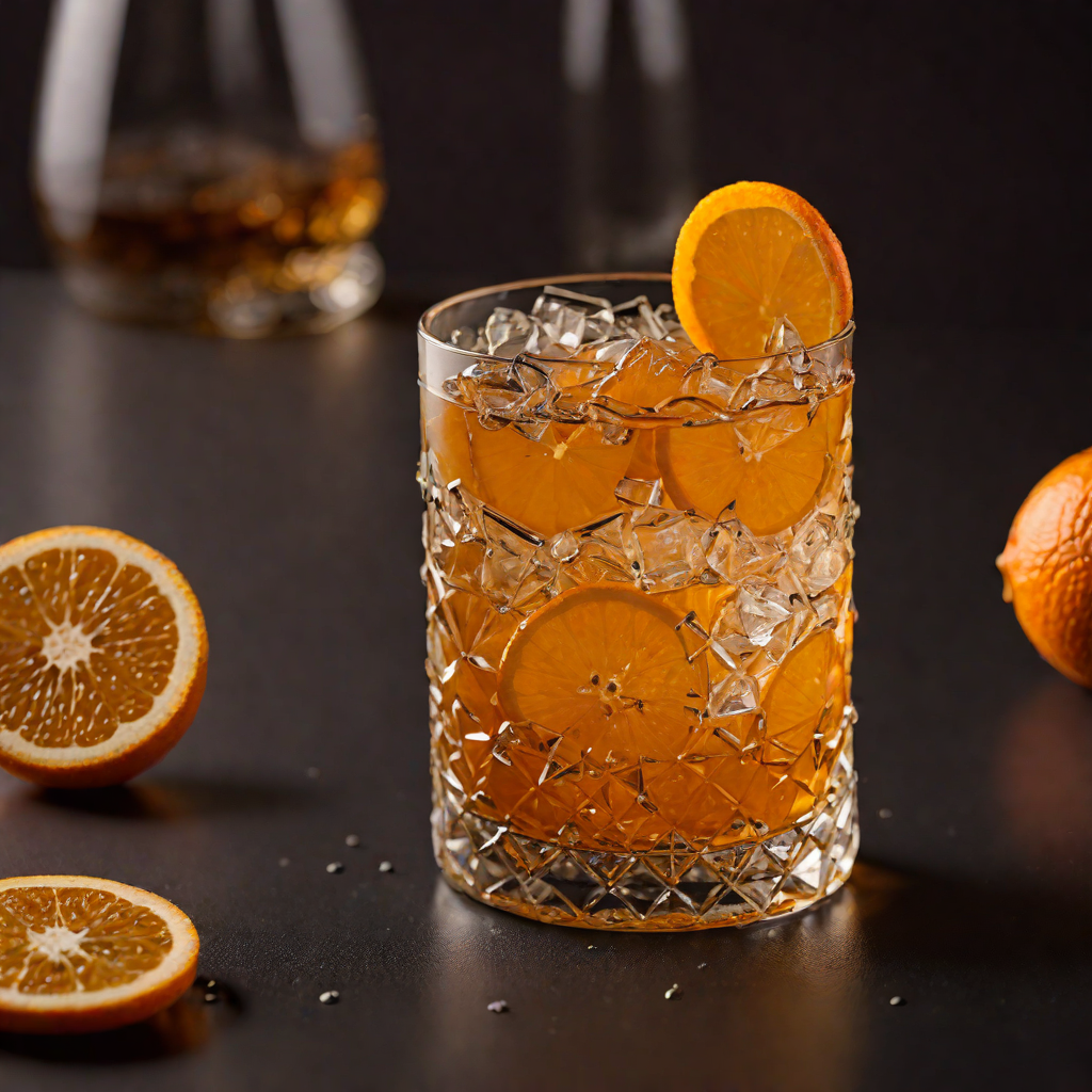 Charred Orange Tequila Old Fashioned