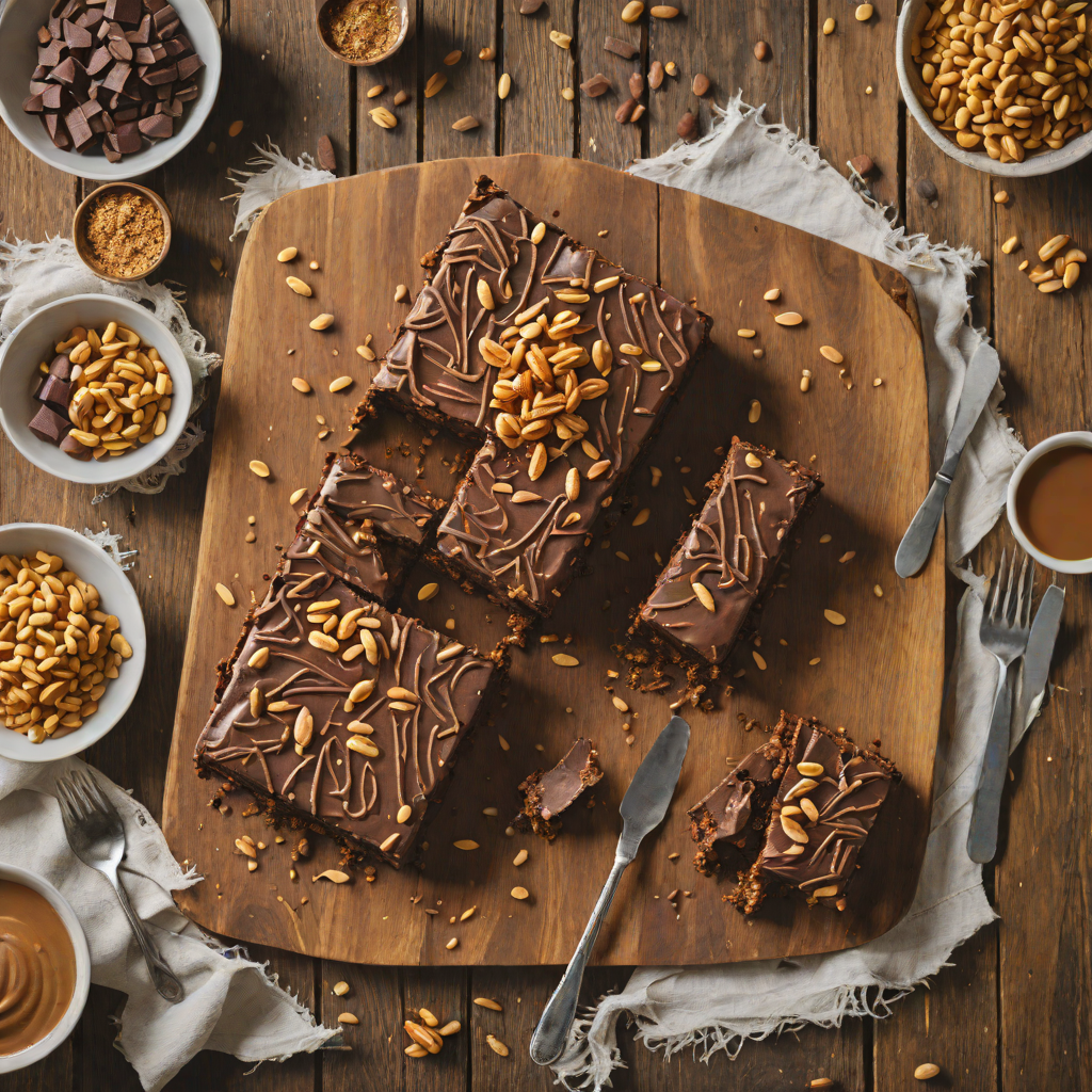 No-Bake Chocolate Peanut Butter Refrigerator Cake