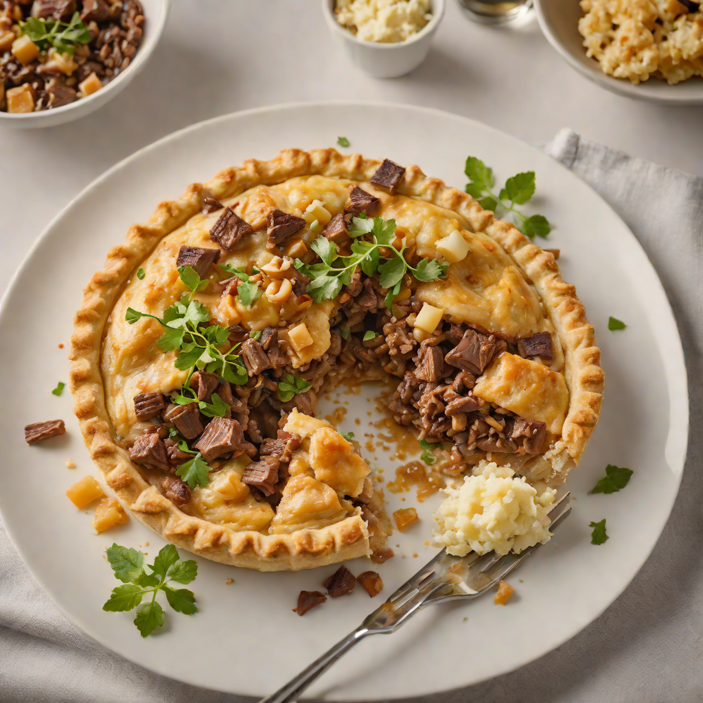 Slow-Cooked Beef and Macadamia Nut Pie