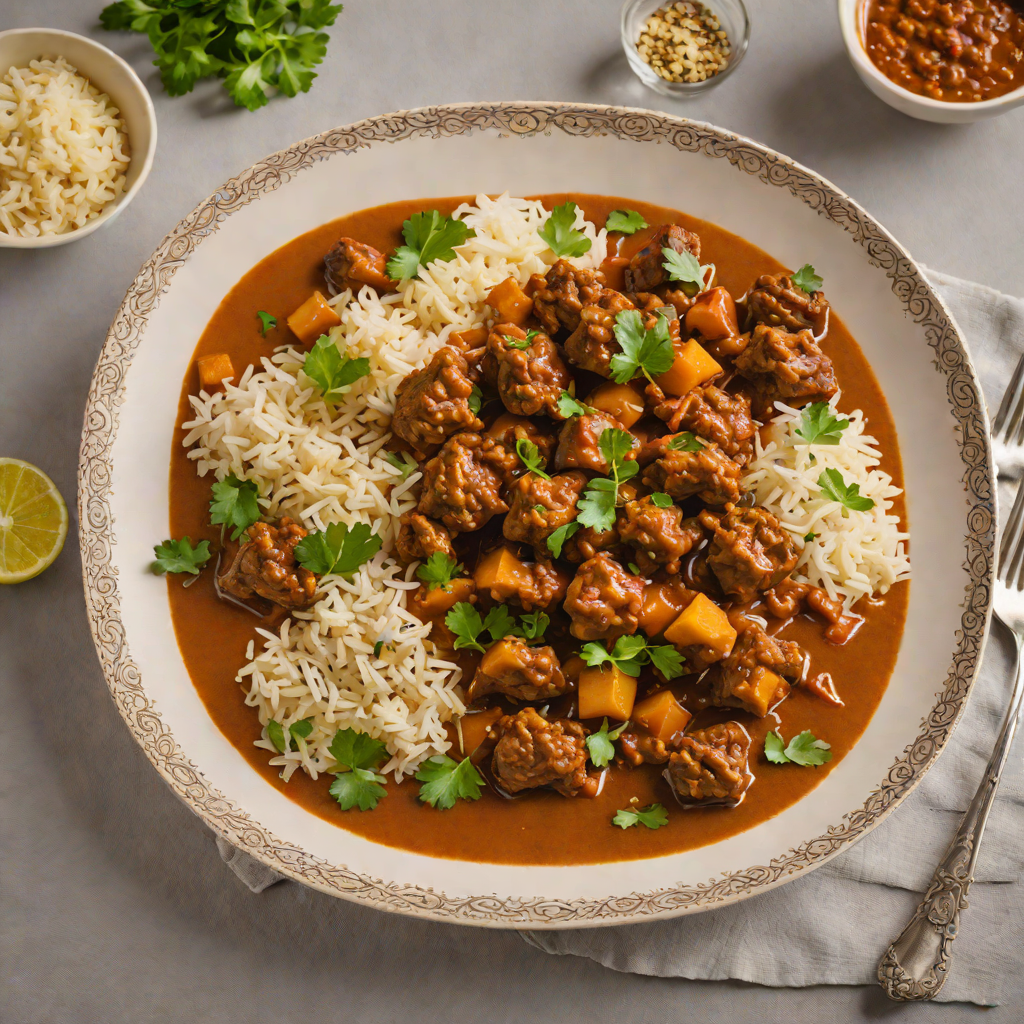 Saffron-Infused Rogan Josh Lamb Stew